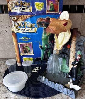 Mattel 074299548833 2001 Slime Chamber Playset Parts Harry Potter Snake Pit Ron And Hedwig Owl