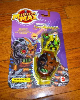 10270 Mattel Vintage 1992 Mighty Max Battles Skull Warrior Head Playset - New/sealed