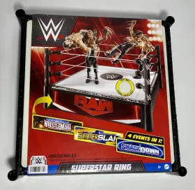 Mattel 194735048779 Wwe Superstar Wrestling Ring 4 Event Apron Pro-tension Rope 14 Inch Brand New