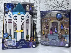 Mattel 194735170005 Disney Wish Rosas Castle With 2 Mini Dolls Plus The Teens Pack
