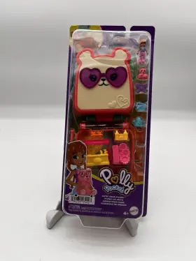 Mattel 194735174027 Polly Pocket Cutie Bear Picnic Compact Playset Mini Doll Accessories Matel-new
