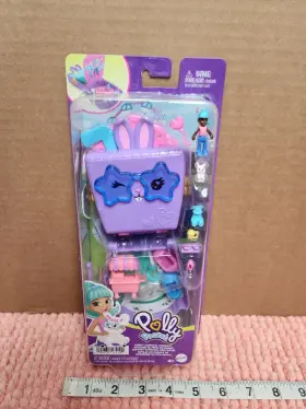 Mattel 194735174102 2023 Polly Pocket Inch Bunny Carnival Compact Toy Set Youtube Kids New