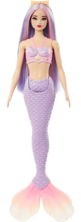 Mattel 194735183616 Dolls With Colorful Hair Tails And Headband Accessories