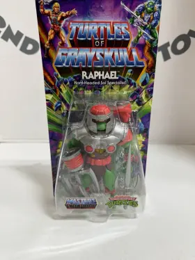 Mattel 194735190188 Turtles Of Grayskull Raphael Hard Headed Sai Specialist