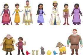 Mattel 194735195473 Disneys Wish Kingdom Of Rosas Character Small Doll Set 10 Posable Mini