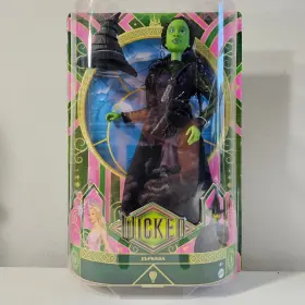 Mattel 194735238064 Wicked Barbie Elphaba Doll Misprint Error Urg Damage Torn Paper