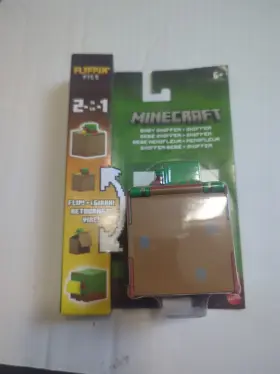 Mattel 194735273300 New Minecraft Flippinft Figs Baby Sniffer Action Figure 3.25 Inch Trasforming