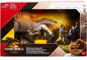 Mattel 194735309481 Spinosaurus Danger Set Playset
