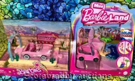 Mattel 194735323630 Real World Desert Cactus Mini Scene Barbie And Ken Pink Car Bonus Palm Tree Tsh