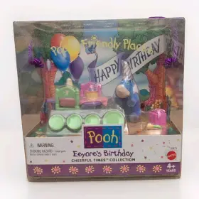 20873 Mattel 1999 Winnie The Pooh Eeyores Birthday Friendship Playset Vintage Toy