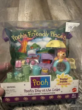 23375 Mattel Winnie Poohs Day At The Lake Sun Lovin Collection Toy New Factory Sealed
