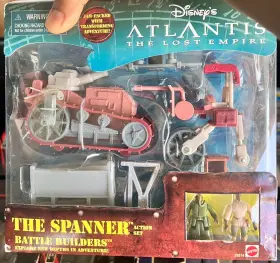 29314 Mattel Atlantis Lost Empire Dr. Sweet Battle Builders Set With Tank Flamethrower