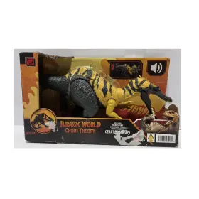 30240bv Mattel Jurassic World Chaos Theory Ceratosuchops Wild Roar Dinosaur Figure Read