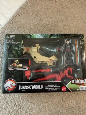30242bv Mattel Jurassic World Legacy Collection Chopper Chase Playset Acu Pilot