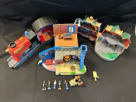 Mattel 387251235924 2001 Harry Potter Mini-play Sets-hagrids Fobidden Hall Train