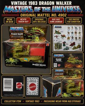 Mattel 4902 Masters Of The Universe Dragon Walker Playset Boxed 1983 Mpn