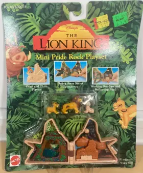 66377 Mattel Vintage Disney The Lion King Mini Pride Rock Playset Polly Pocket New Sealed