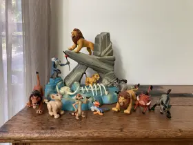 66383 Mattel 1994 Rare The Lion King Pride Rock Playset Disney With Characters