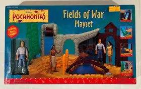 66543 Mattel Vintage Disneys Pocahontas Fields Of War Playset Nib Sealed And John Smith Figure
