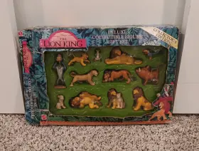 66791 Mattel Disney The Lion King Deluxe Collectible Figure Gift Set Rafiki Simba Timon Pumba