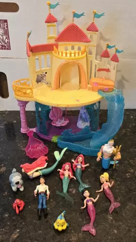 Mattel 746775180133 Disney Princess Little Mermaid Castle And Undersea Playset Magiclip 2012