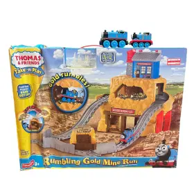 Mattel 746775294984 Thomas And Friends Take Play Rumbling Gold Mine Run Portable Playset Damaged Box
