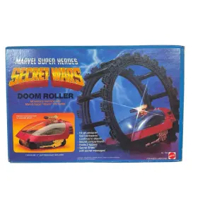 7474 Mattel Mib Nrfb Marvel Secret Wars Doom Roller 1984 New Factory Sealed