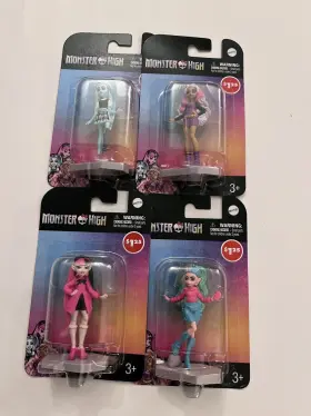 Mattel 810115060208 Monster High 4 Collectible Mini Figures Set New Sealed