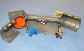 Mattel 887961344325 Ghostbusters Ghost Trap Ecto Mini Playset Subway Scene 2016 With 2 Figures
