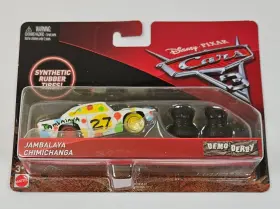 Mattel 887961511055 Disney Cars 3 Jambalaya Chimichanga Crazy 8 Crashers Demo Derby Die-cast Mosc