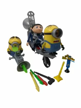 Mattel 887961853179 Minions The Rise Of Gru Movie Moments Pedal Power Action Figure Lot