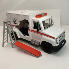 Mattel 887961872569 Wwe Wrekkinft Slambulance Vehicle Playset Toy Ambulance Missing Pieces