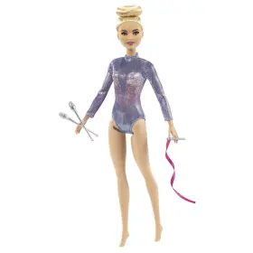 Mattel 887961918755 Gymnast Fashion Doll Dressed In Shimmery Leotard With Blonde Hair And Brown Eyes