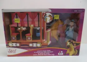 Mattel 887961955354 Spirit Untamed Luckys Train Home Playset With Lucky Doll Brand New