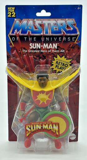 Mattel 887961962305 Masters Of The Universe Origins Sun-man 2022 Figure