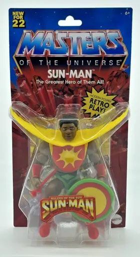 Mattel 887961962305 Masters Of The Universe Origins Sun-man 2022 Figure