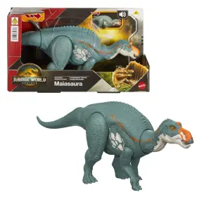 B0db3dkpjx Mattel Jurassic World Rebirth Wild Roar Maiasaura Dinosaur Toy Tail-control