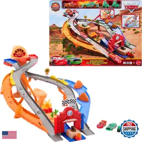 B0dmwj8znr Mattel Disney And Pixar Cars Toy Playset Lightning Mcqueen Chicks Hicks 2 Pitty