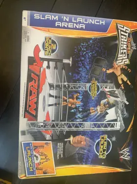 Bjn11 Mattel Wwe Raw Wrestling Super Strikers Slam N Launch Arena. New And Sealed