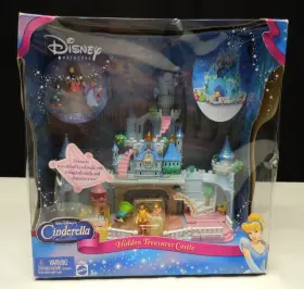 G7995 Mattel / Disney 027084184792 Cinderella Hidden Treasures Castle Polly Pocket 2004 New Box Damage