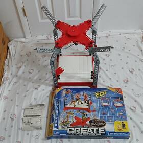 Mattel Dng32 Wwe Ring Builder Create A Superstar - All Pieces Included Good Condition