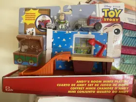 Dxc68 Mattel Andys Room Minis Playset Buzz Lightyear Toy Story Exclusive Vehicle And Figure