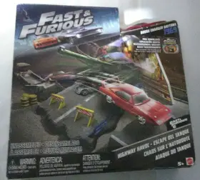 Fcg11 Mattel Fast And Furious 6 Highway Havoc Playset With Dodge Charger Daytona 69
