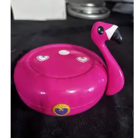 Fry38 Mattel Polly Pocket Flamingo Playset Pink Compact With 4 Dolls