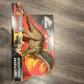 Mattel Gfh09 Jurassic World Dino Rivals Amargasaurus Playset With Collector Card