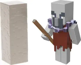 Gtt61 Mattel Minecraft Dungeons 3.25-in Collectible Battle Figure And Accessories