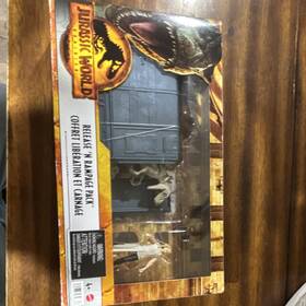 Mattel Gwd05 Jurassic World Release Ftn Rampage Pack Playset Owen Grady Velociraptor