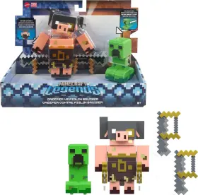 Gyr99 Mattel Minecraft Legends Action Figure 3.25 Inch Pack Of 2 Multicolor