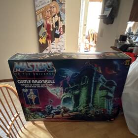 Mattel Gyy66 Masters Of The Universe Castle Grayskull Playset He-man Zodac Battle Cat