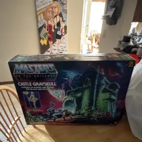 Gyy66 Mattel Masters Of The Universe Castle Grayskull Playset He-man Zodac Battle Cat